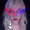 ネオンパーティーLED発光メガネLEDメガネワイヤーライトアップバイザー眼鏡バーはハロウィーンのクリスマスお祝いギフトのためのゴーグルを育てる