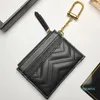 Дизайнер - женский кошелек Marmont Card Holder в качестве ключевой цепи украшения молнии кошелек