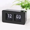 Auto Flip Over Clock Desk Flip Internt Gear Operated Stilig Modern Desk Wall Digital Clock Heminredning Ny dropshipping 201120