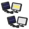 Waterdichte IP65 Solar Motion Sensor Licht Wandlamp Outdoor High-Brightness Solar Lights met instelbaar paneel voor de tuin