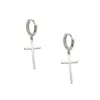 Earrings for Women Flyleaf 925 Sterling Silver Cross Dangle New Trend Lady Fashion Jewelry Pendient Mujer Moda