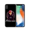 Lüks Tasarımcı Melanin Poppin Siyah Kız Özelleştirilmiş Yumuşak Net TPU Telefon Kılıfı İPhone 15 14 13 12 Mini PRO X XS MAX 6 6S 7PLUS 8 PLUS XR KASASI