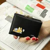 熱い販売漫画女性の財布小さなかわいいCorgi Dogeの財布女性の短い革の財布のPortefeuilleの女性財布クラッチ