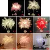 Led feather lamp Feather desk lampromantic room decoration lamp net red remote control night light Party decorative lights T9I00946