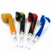 7 Color 13cm Silicone Smoking Hand Pipes Portable Mini Tobacco Pipe with Metal Bowl Screen Filters8182208