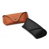 Fashion Sunglasses Soft Cases Vintage Classic Design Eyeglasses Accessories Leather Glasses Button Case Boxes High Quality