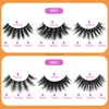 Nowy 12 Pairs Natural False Eyelaski Fałszywe Laszy Zestaw Makeup Faux 3D Mink Eyelaski Eyelash Extension Fałszywe Mink Eyelashes Maquiagem