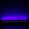 AC90V-240V 27W 9 LED Illuminazione da palcoscenico viola Luci nuovissime e di alta qualità Lampada da palcoscenico per feste di nozze nera