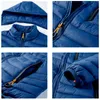 CHAIFENKO Marque Hiver Chaud Veste imperméable Hommes Nouveau Automne Épais À Capuche Parkas Hommes Mode Casual Slim Veste Manteau Hommes 201218