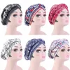 Kvinnors Nya Mode Turban Indiska Style Head Wrap Cap Hat Hårskydd Huvudband Various Print Design Hårtillbehör Hijab