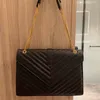 Femmes Luxurys FashionDesigners sacs 2021 dame messager vague motif cartable en cuir véritable sac à bandoulière chaîne sacs à main sac à main