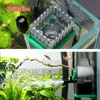 5W rium Surface Skimmer to Remove Oil Cycling Oxygen Water Filter Pump Slick film Remover Fish Tank Degreasing Y200917