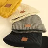 79129 USA Designer Winter Knited CH Beanie Label Hiver Vertical Tricoté Laine Cap Unisexe Plis Bonnets Occasionnels Chapeau 5 Couleurs Top Qua9632483