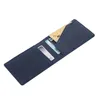 Vintage Slim Money Clip Bifold Short Wallets For Men Multi Card Slots Pu Leather Luxury Business Cards Wallet Male Metal Clips F j254S