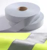 Hoge licht reflecterende strip verkeer signaal waarschuwing tape veiligheid soft comfortab chemische stof kledingstuk accessoires reflecterende doek