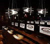 Американские кованые железа воздушные лучи светильники промышленного стиля личности бар подвеска света ресторан бар креативные нордические лампы