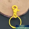 10pcs/Lot Split Key Ring 30mm Farbfarbe Hummerverschlussschlüsselkettenverschlüsse für Weihnacht Halloween DIY -Schlüsselschüsse machen