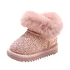 2020 nouveau hiver 1-3Y bébé bottes filles bottes de neige enfant en bas âge chaussures infantile chaussures bébé chaussures princesse infantile bottes sequin bottine