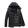 Mode-Men's Down Parkas Hiver Épaissir À Capuchon Hommes Parka Grande Taille Polaire Coton Manteau Chaud Pour Homme Vêtements D'extérieur Occasionnels De Haute Qualité Avec Zip