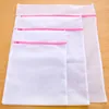 3 Size Polyester Mesh Wasserij Bag Ondergoed Sok Sox Zipped Wasmachine Net Bag Pouch Kleding Bra Lingerie Protector Bags CFYL0138