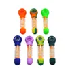 new personality scorpion body long handle shape silicone pipe with filter element removable and washable Smoking Pipes