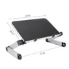 Aluminium Legering Laptop Draagbare Opvouwbare Verstelbare Laptop Desk Computer Tafel Stand Lade Notebook Lap Pc Vouwende Desktafel