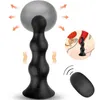 NXY Vibrators Expanderbara Vibrator Uppblåsbara Anal Dilator Fjärrkontroll Man Prostata Massager Expansion Big Butt Plug Sexleksaker för Man Gay 0104