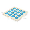 Montessori memory chess game 3D wooden puzzle board logic toy interaction early learning educational toys for children kids mini 201218