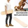 Skateboarding em branco skateboard skate Duplo skate diy madeira 8 polegadas 8-camadas maple exercícios ao ar livre deck côncavo para Longboard1