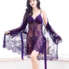 Femmes Pyjama Ensembles Peignoir Robe De Nuit Chemise De Nuit Costumes Sexy Dentelle Lingerie Femme Pyjama Nuisette Vêtements De Nuit Vêtements De Nuit Chemise De Nuit LJ200822