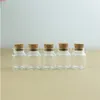 100 pcs/Lot 5 ml 22*30mm bouteilles en verre de stockage avec bouchon en liège artisanat bocaux Mini Transparent vide cadeau de haute qualité