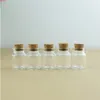 100 pcs/Lot 5 ml 22*30mm bouteilles en verre de stockage avec bouchon en liège artisanat bocaux Mini Transparent vide cadeau de haute qualité