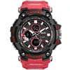 LED Sports Watch Dual Time Mens Watches 30m Waterproof Male Clock Military for Men Quartz Digital Sport Wristwaches