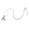 Euécouteur an 5 pièces multicolore strass patins chaussure pédant collier Sport bijoux pour femmes Whole6054134