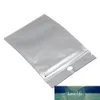 7.5 * 12cm Plastic Retail Packaging Pack Golden / Clear Self Seal Zipper Tas Voedsel Opbergtas Retail Pakket met Hang Gat