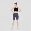 Lång yoga cykel shorts kvinnor hög midja vanlig squat bevis fitness träning atletiska shorts gym running byxor