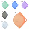 Face Masks Silicone Organizer Dustproof Mouth Masks Cover Holder Moisture Proof Container Mask Storage Box for N95 Mask 6 Color YG693