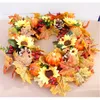 20インチ/ 50cm秋カボチャの花の感謝祭ハロウィーンの壁の装飾のための偽の花を作るためのホームデコレーションアクセサリー201028