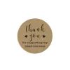 School Office Plakband 500 stks/rol Bedankt voor uw bestelling Stickers voor het ondersteunen van mijn kleine bedrijf Sticker Circle Gift Seal Label 2016