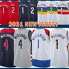 2021 New Zion 1 Williamson maillot de basket Lonzo 2 Ball Mens Russell 4 Westbrook Pas Cher Vert