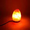 Luci notturne di qualità premium Lampada di roccia di sale di cristallo ionico himalayano con cavo dimmer Interruttore presa UK 1-2 kg - Naturale