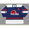 #5 Rejean Houle Quebec Nordiques 1974 WHA HOME HOCKEY JERSEY DİKTİ Herhangi bir isim numarası