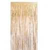 1 * 2M Sequin Gordijn Deur Tinsel Banners Goud Roze Zwart Rose Gouden Regenboog Glanzende Kwastje Decoratie Achtergrond Bruiloft Gelukkige Verjaardagsfeestje 20220307 Q2