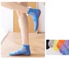 1 paren anti-skid grip pilates sok voor volwassen thuis vakantie sokken antislip vloer sokken vrouwen katoen yoga sokken voetmassage