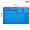 Isolamento di calore Isolamento MATTO STAZIONE STAZIONE STAZIONE DEL TELEFONO IRON TAPPO DI RIPARAZIONE PATTRAFICA INSOLATORE HEATRESISTANTE GK9912290377