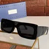 Sunglasses Designer Womens Thick Sheet Female Women Square Plate Fre Oval Lenses Fishbone Mirror Leg Design SUN Glasses 0811 VM0Y