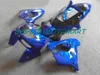 Motorradverkleidungsset für KAWASAKI NINJA ZX9R 98 99 ZX-9R ZX 9R 1998 1999 ABS Blau Verkleidungsset KM22