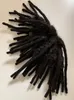 Dreadlocks Hommes Toupee Full Lace Units Brésiliens Vierges Cheveux Humains 4mm Afro Kinky Curl Remplacement Postiches Masculines pour Hommes Noirs Livraison Express Rapide