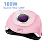 180W UV LED Nagelamp met 45 LED's voor Manicure Gel Nail Droger Drogen Nagellak Lamp 30s / 60s / 99s Auto Sensor Manicure Tools