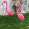 4er-Pack realistische große rosa Flamingo-Gartendekoration, Rasenkunst, Ornament, Heimhandwerk, T2001172261